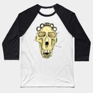 Baboon skull Baseball T-Shirt